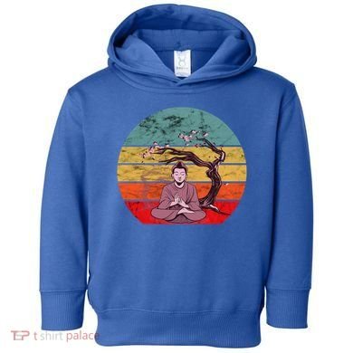 Buddha Buddhist Vajrayana Diwali Shavasana Tra Sunset Cute Gift Toddler Hoodie