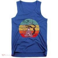 Buddha Buddhist Vajrayana Diwali Shavasana Tra Sunset Cute Gift Tank Top thumb 0