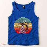 Buddha Buddhist Vajrayana Diwali Shavasana Tra Sunset Cute Gift Tank Top thumb 2