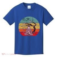 Buddha Buddhist Vajrayana Diwali Shavasana Tra Sunset Cute Gift Kids T-Shirt thumb 0