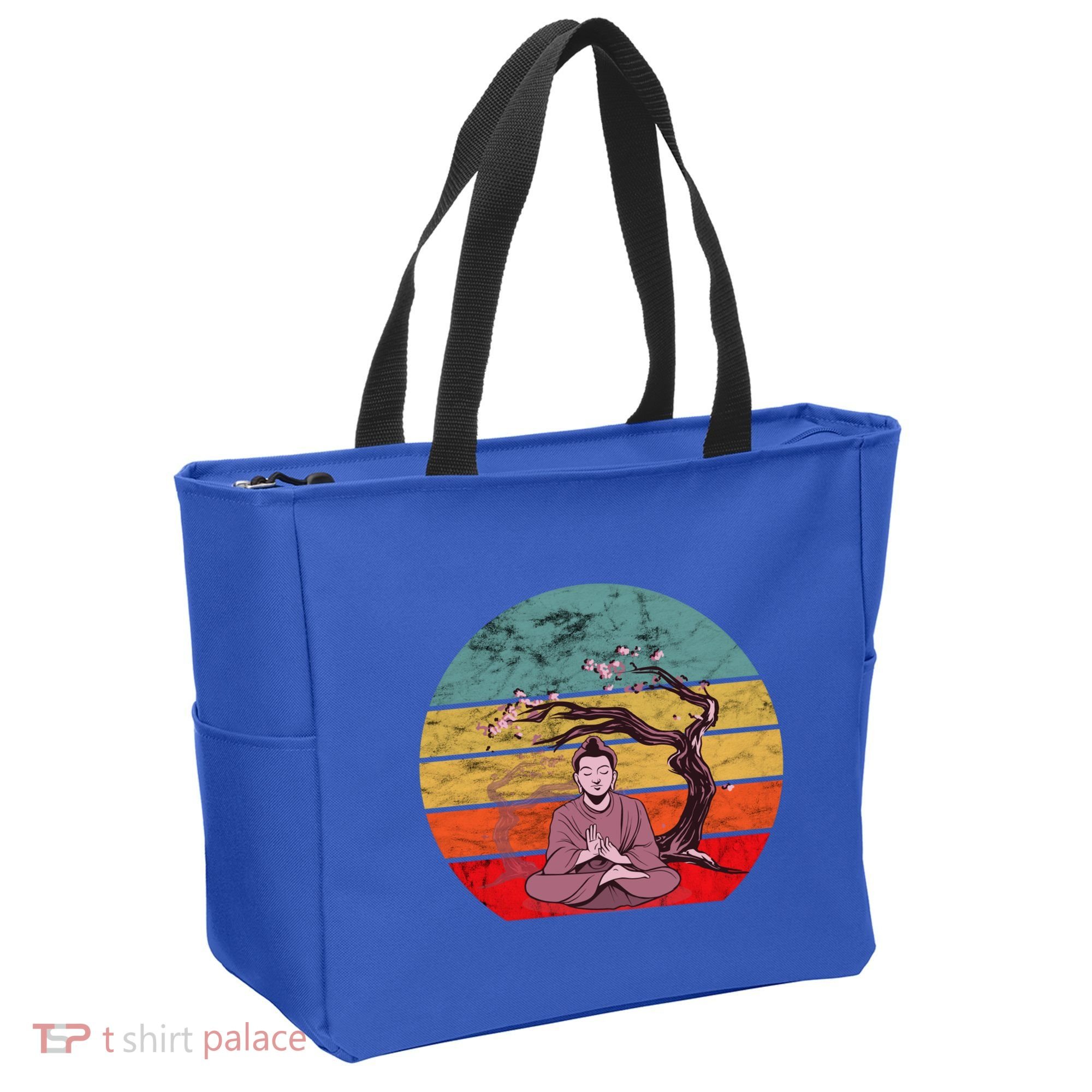 Buddha Buddhist Vajrayana Diwali Shavasana Tra Sunset Cute Gift Tote Bag