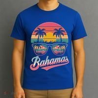 Bahamas Beach Vacation Bahamian Pride Vintage Bahamas Great Gift T-Shirt thumb 3
