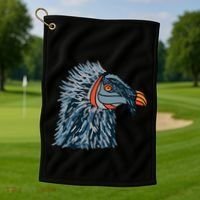 Bartgeier Bearded Vulture Ossifrage LäMmergeier Golf Towel thumb 1