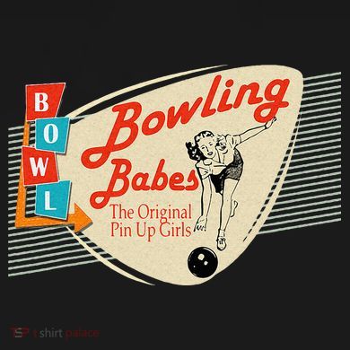 Bowling Babes Vintage Retro Matching Bowling Team Yupoong Adult 5-Panel Trucker Hat