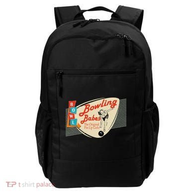 Bowling Babes Vintage Retro Matching Bowling Team Backpack