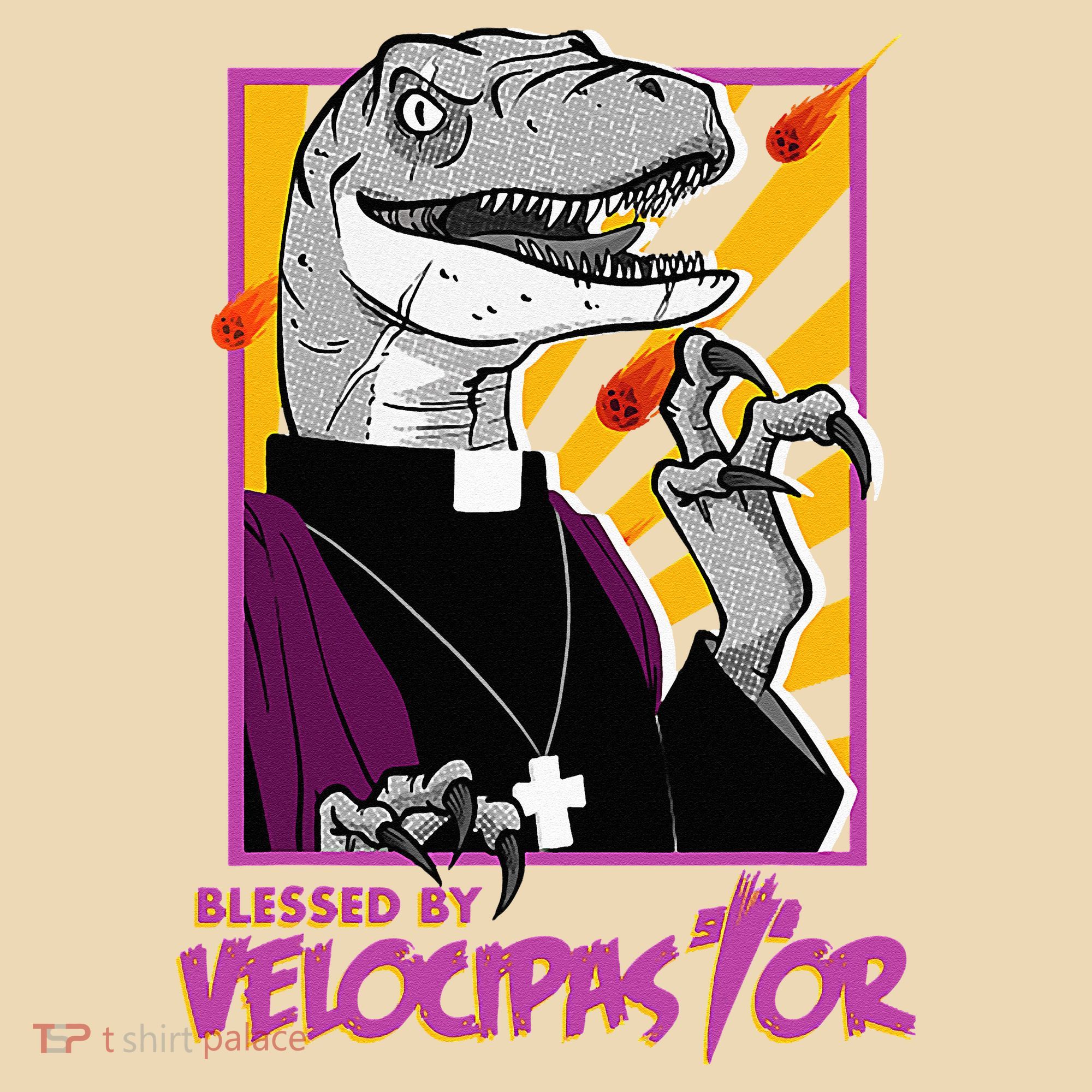 Bless By Velocipastor Cool Dinosaur Parish Priest Tote Bag