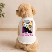 Bless By Velocipastor Cool Dinosaur Parish Priest Doggie Tank thumb 2