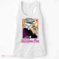 Bless By Velocipastor Cool Dinosaur Parish Priest Women's Tank Top thumb 0