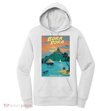 Bora Bora Vintage Travel Poster Women's Hoodie