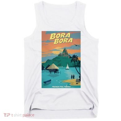 Bora Bora Vintage Travel Poster Tank Top