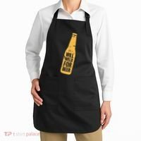Beer Bottle Will Weld For Beer Alcohol Enthusiast Apron thumb 2