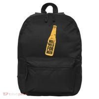 Beer Bottle Will Weld For Beer Alcohol Enthusiast 16 in Basic Backpack thumb 0