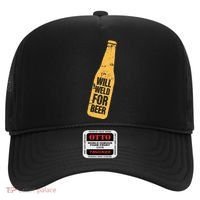 Beer Bottle Will Weld For Beer Alcohol Enthusiast Hat thumb 0