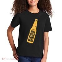 Beer Bottle Will Weld For Beer Alcohol Enthusiast Kids T-Shirt thumb 2