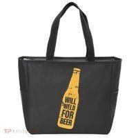 Beer Bottle Will Weld For Beer Alcohol Enthusiast Tote Bag thumb 0