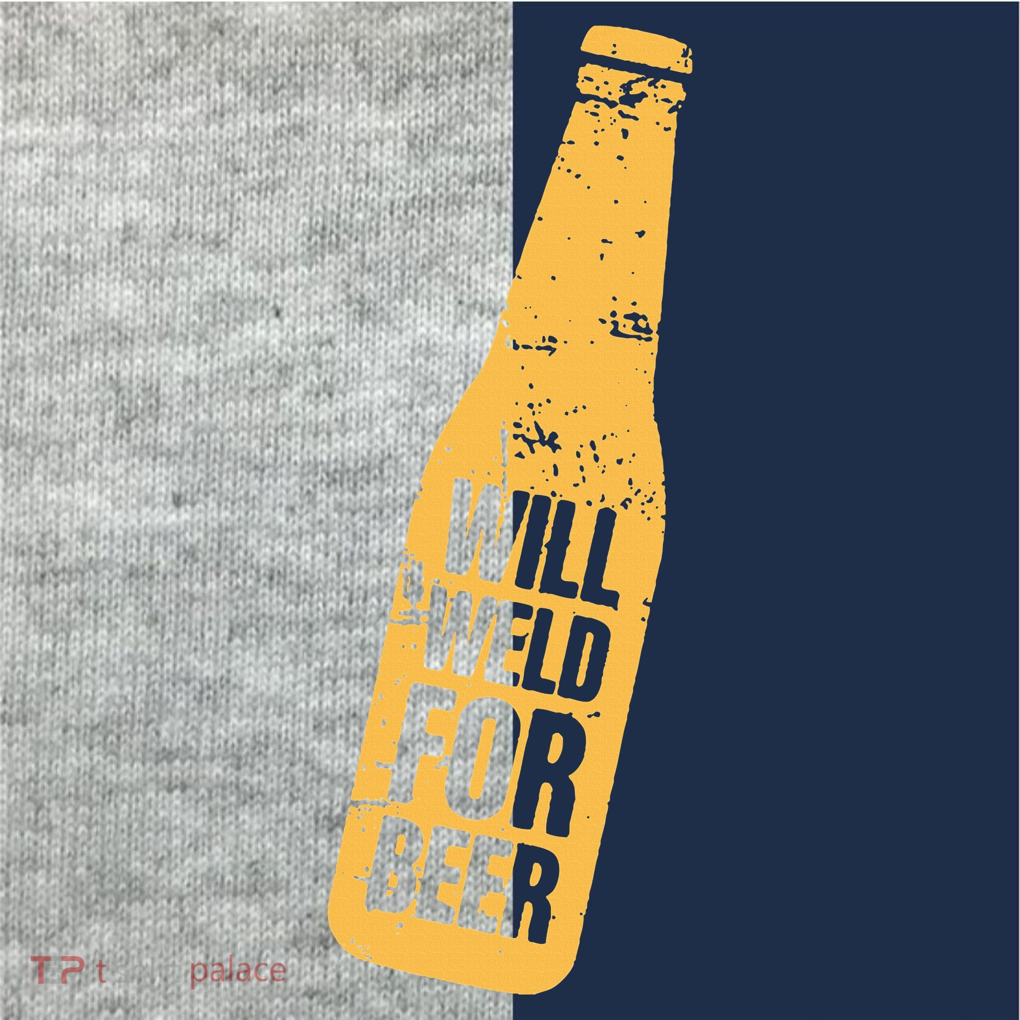 Beer Bottle Will Weld For Beer Alcohol Enthusiast Kids Colorblock Raglan Jersey