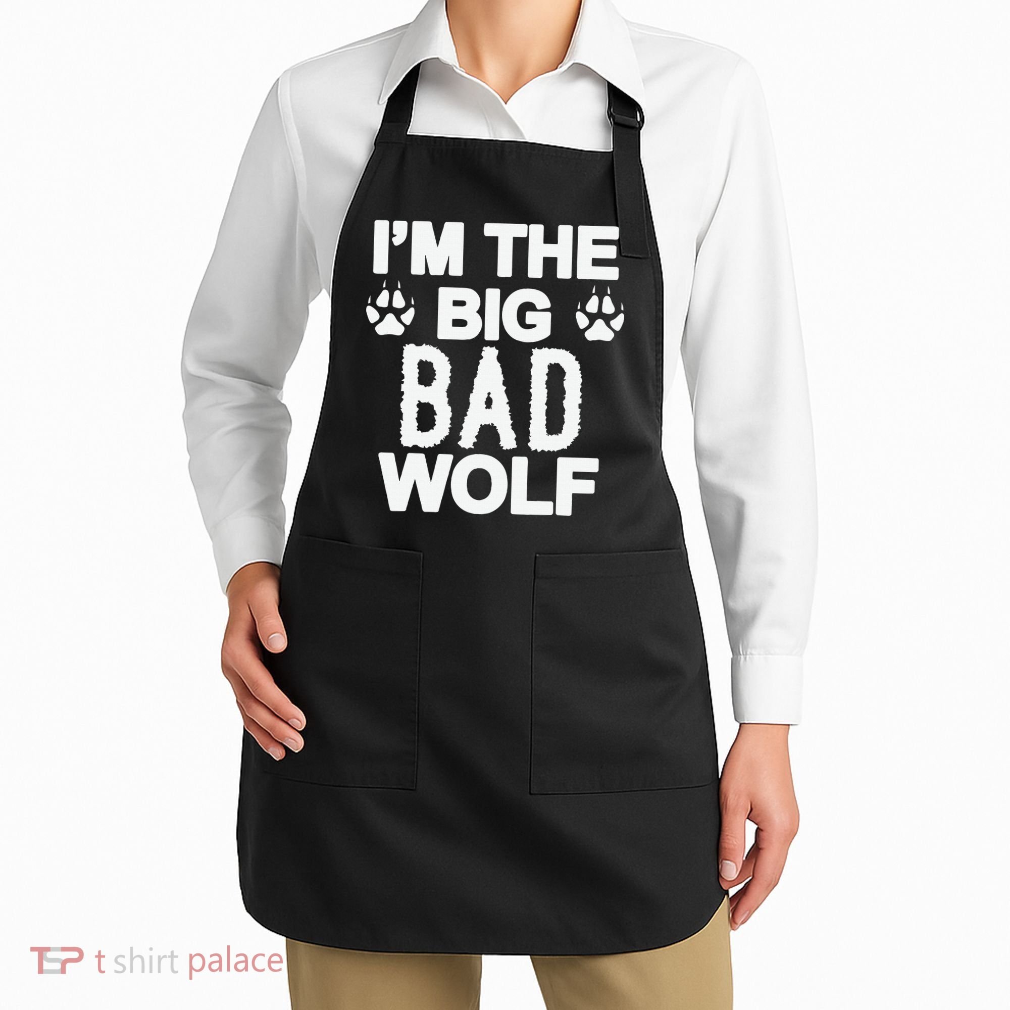 Big Bad Werewolf Wolf Lover Dog Apron