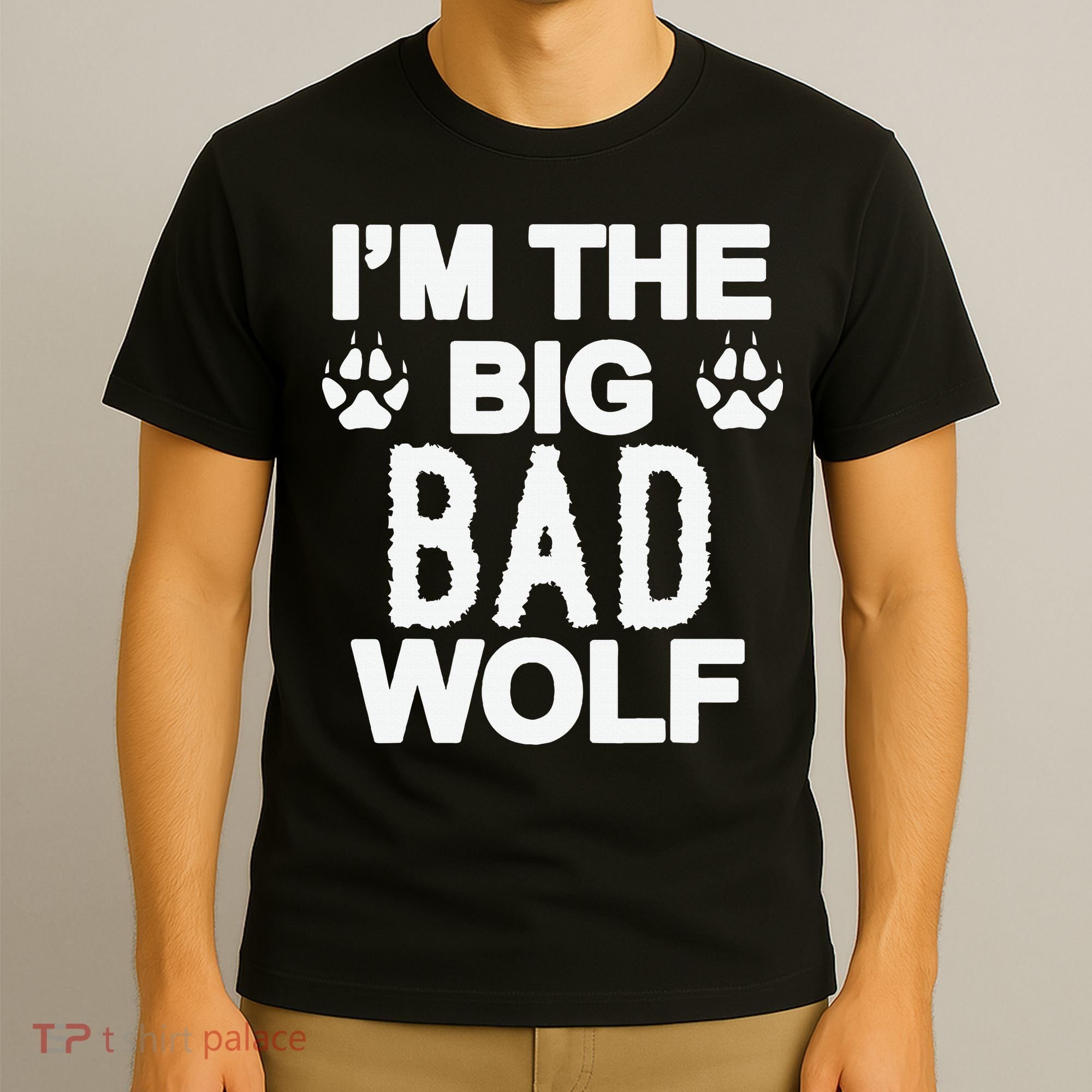 Big Bad Werewolf Wolf Lover Dog T-Shirt