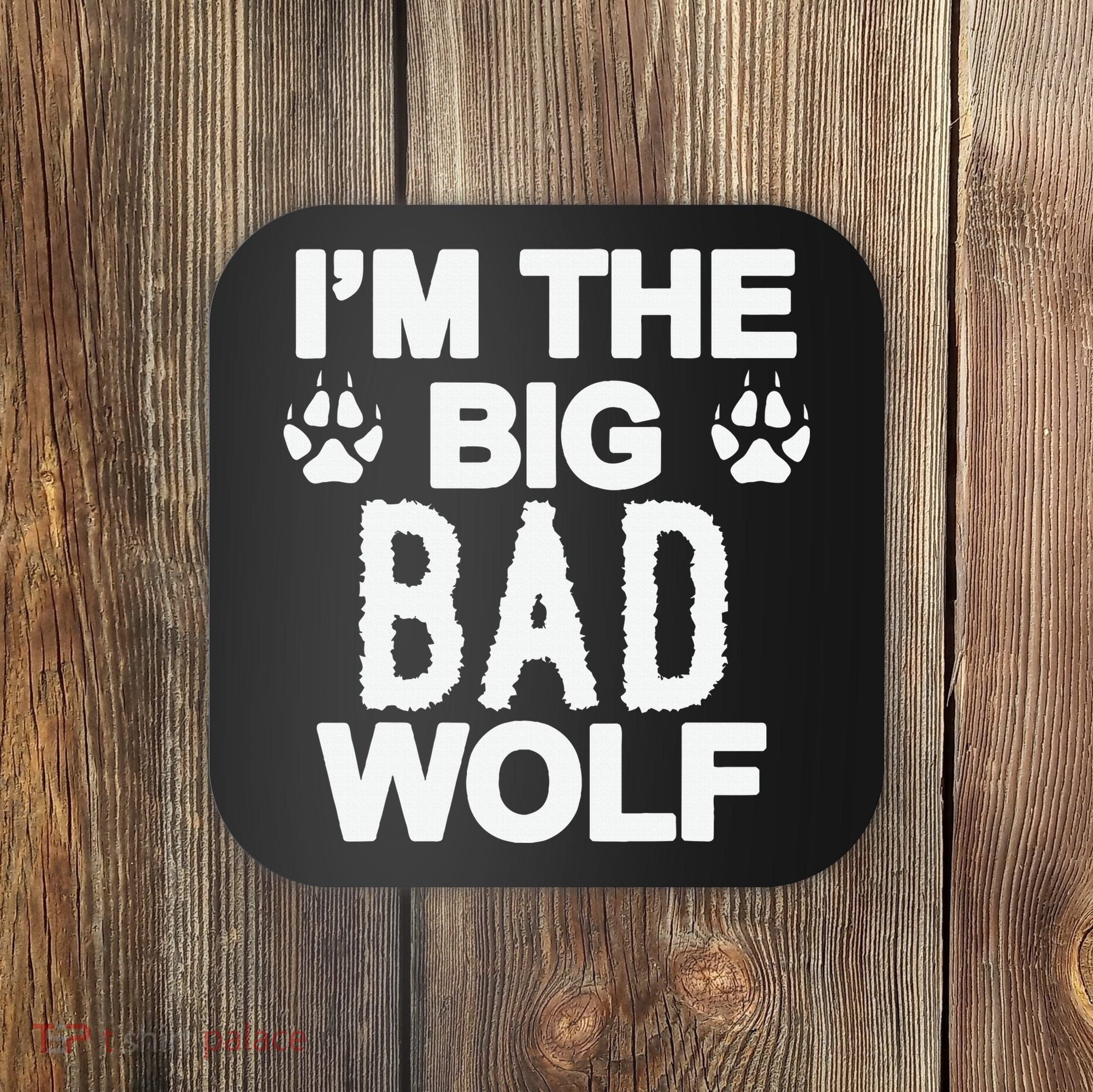 Big Bad Werewolf Wolf Lover Dog Coaster