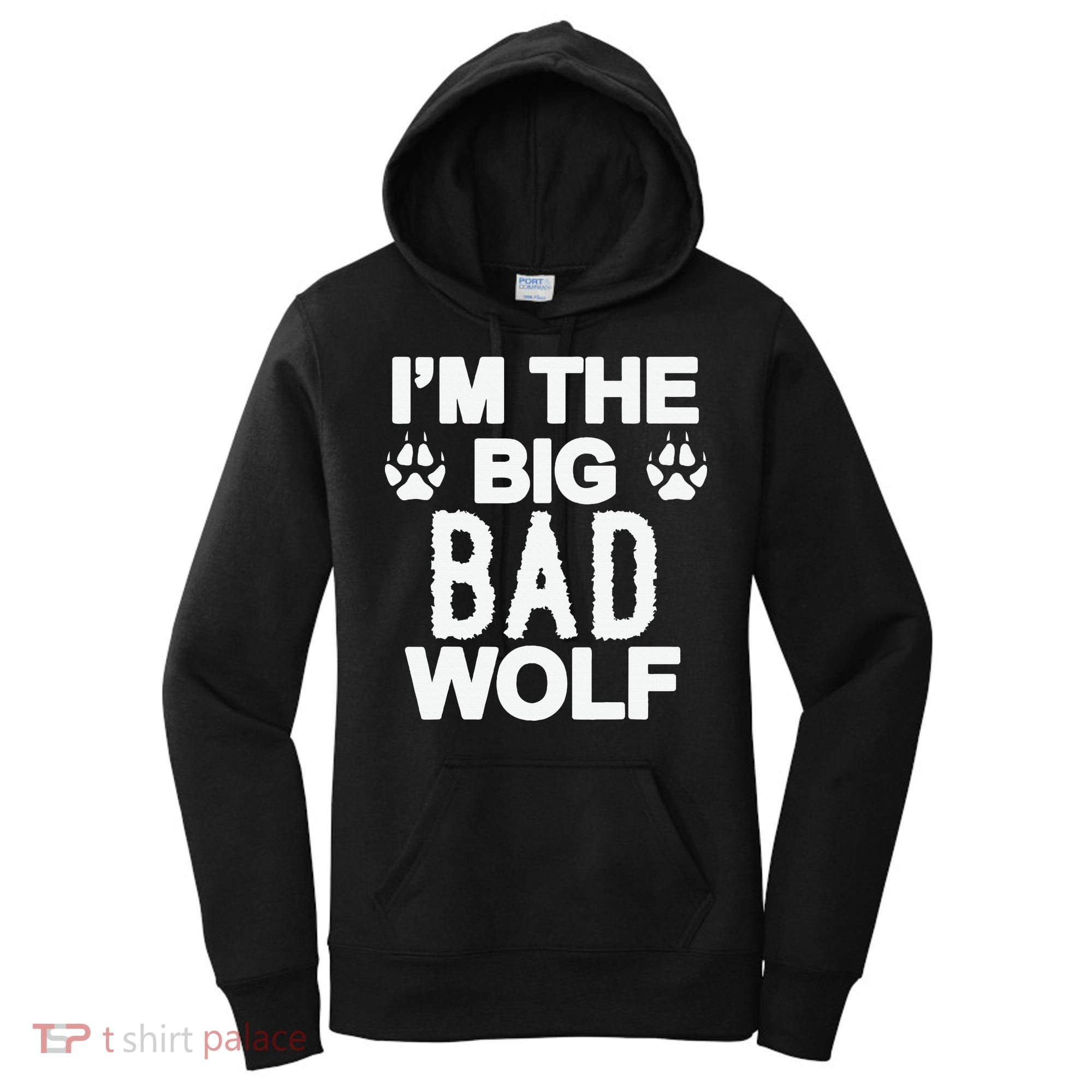 Big Bad Werewolf Wolf Lover Dog Women's Hoodie