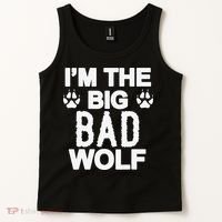 Big Bad Werewolf Wolf Lover Dog Tank Top thumb 2