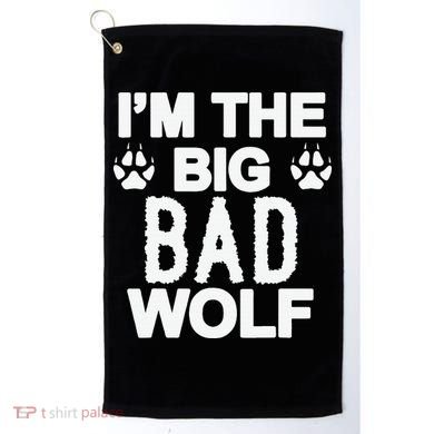 Big Bad Werewolf Wolf Lover Dog Golf Towel