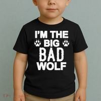Big Bad Werewolf Wolf Lover Dog Toddler T-Shirt thumb 2