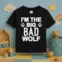 Big Bad Werewolf Wolf Lover Dog Toddler T-Shirt thumb 3