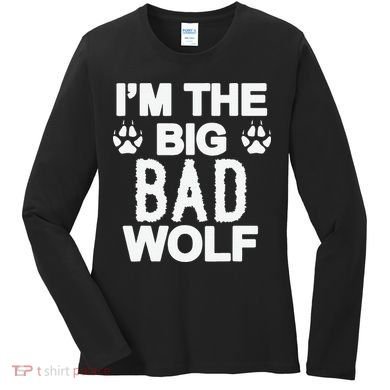 Big Bad Werewolf Wolf Lover Dog Women's Long Sleeve Shirt