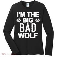 Big Bad Werewolf Wolf Lover Dog Women's Long Sleeve Shirt thumb 0