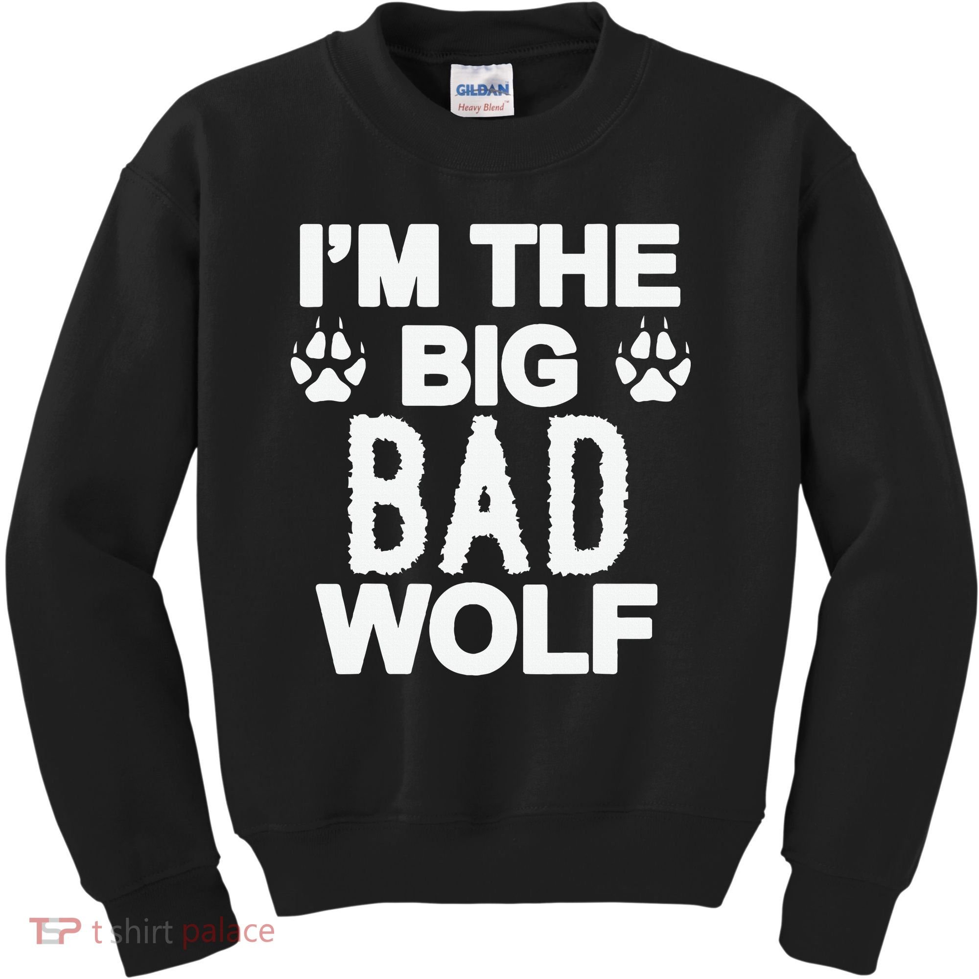 Big Bad Werewolf Wolf Lover Dog Kids Sweatshirt