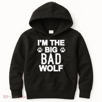 Big Bad Werewolf Wolf Lover Dog Kids Hoodie thumb 0