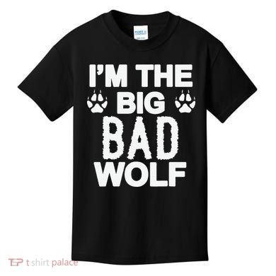 Big Bad Werewolf Wolf Lover Dog Kids T-Shirt