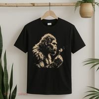 Bigfoot Blowing Wishes Funny Sasquatch Dandelion T-Shirt thumb 2
