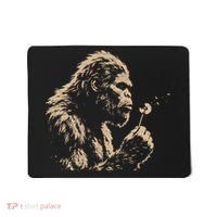Bigfoot Blowing Wishes Funny Sasquatch Dandelion Mousepad thumb 0