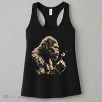 Bigfoot Blowing Wishes Funny Sasquatch Dandelion Women's Tank Top thumb 3