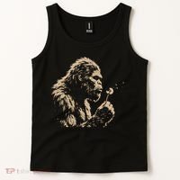 Bigfoot Blowing Wishes Funny Sasquatch Dandelion Tank Top thumb 2