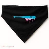 Baseball Bat With Sprinkles Drip USA-Made Doggie Bandana thumb 0