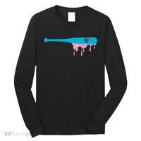 Baseball Bat With Sprinkles Drip Long Sleeve Shirt thumb 0