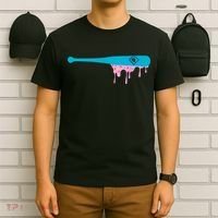 Baseball Bat With Sprinkles Drip T-Shirt thumb 6