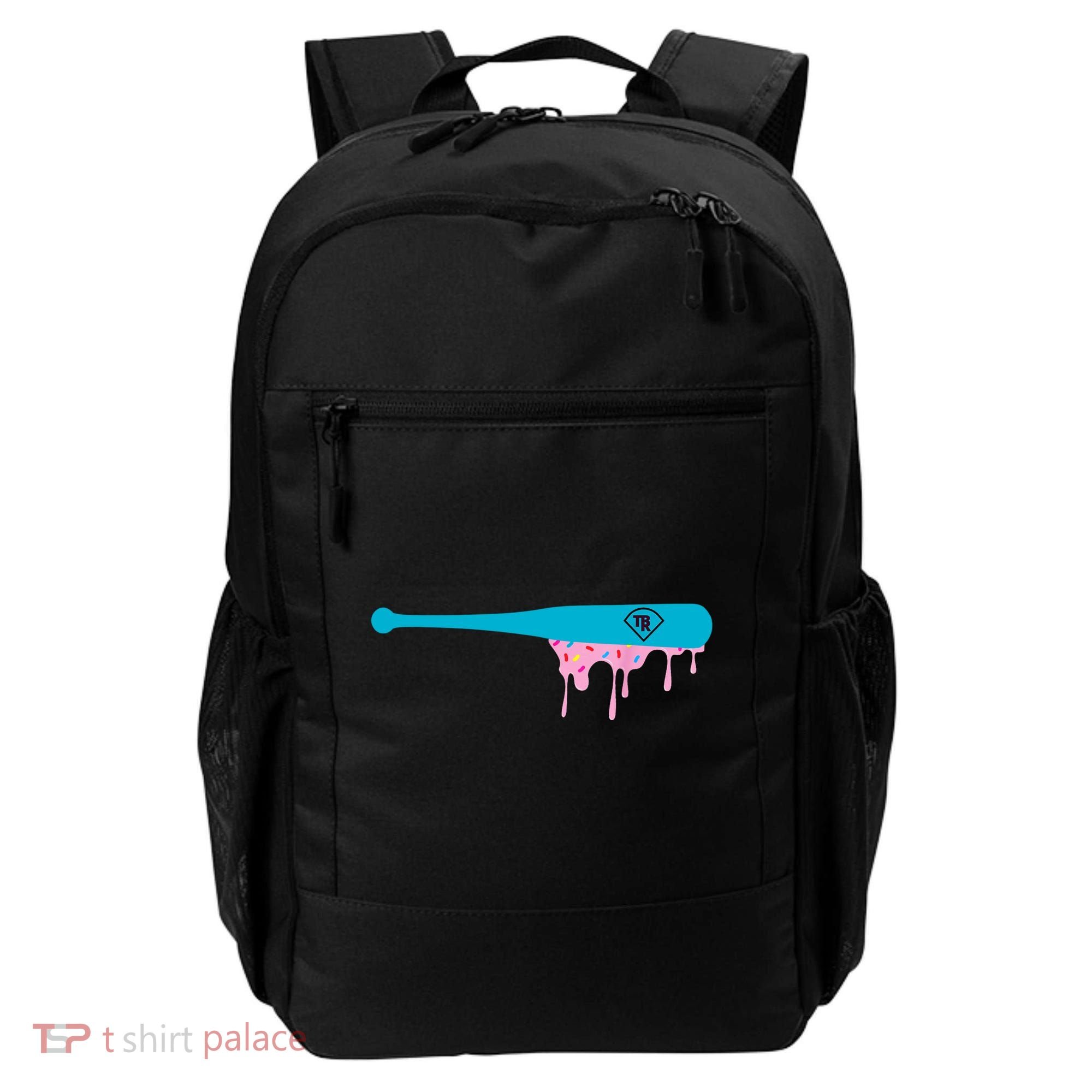 Baseball Bat With Sprinkles Drip Backpack