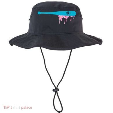 Baseball Bat With Sprinkles Drip Bucket Hat