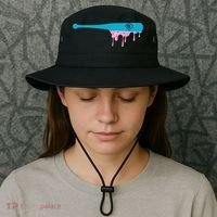 Baseball Bat With Sprinkles Drip Bucket Hat thumb 3