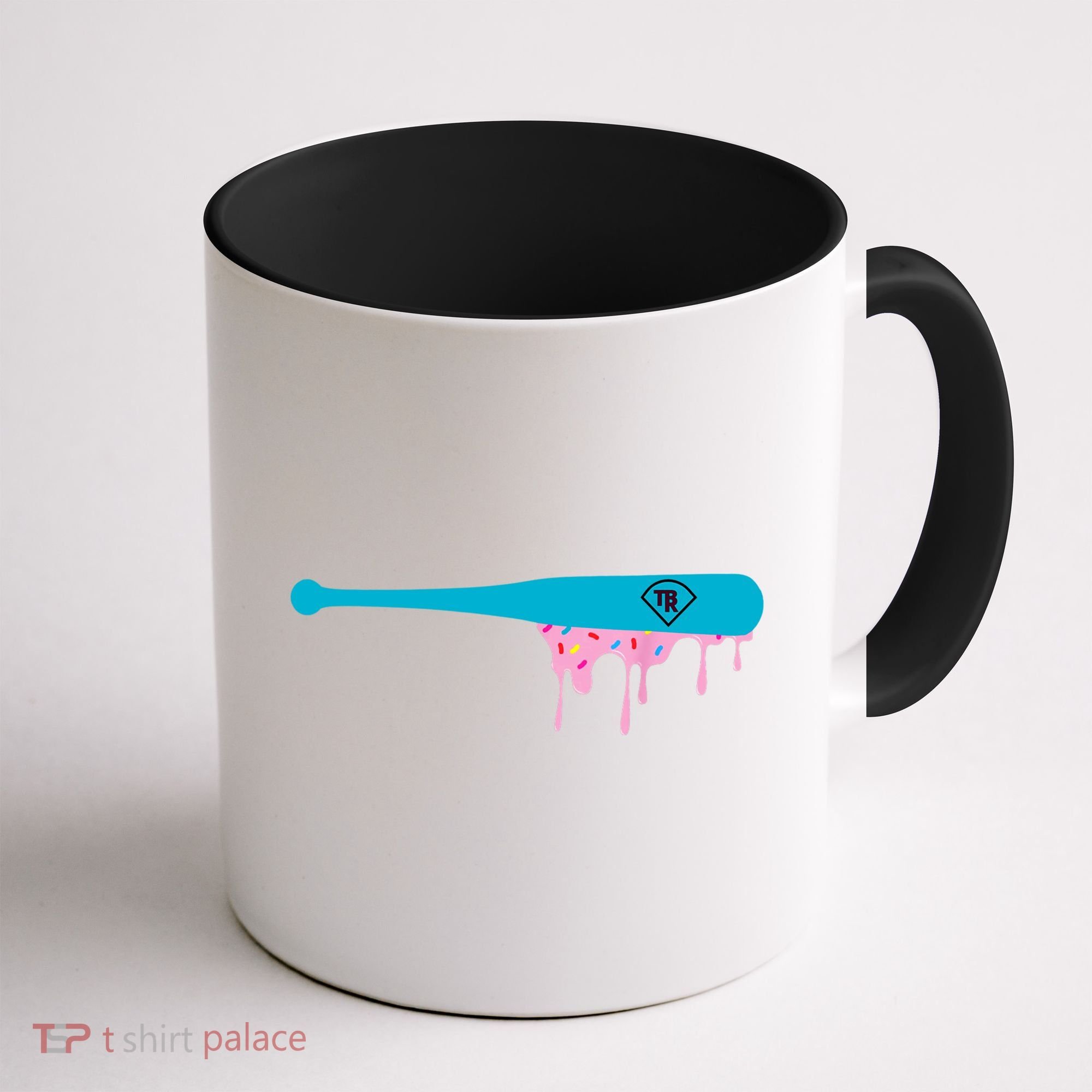 Baseball Bat With Sprinkles Drip Coffee Mug
