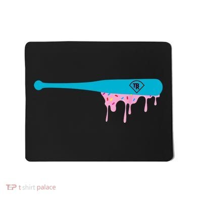 Baseball Bat With Sprinkles Drip Mousepad