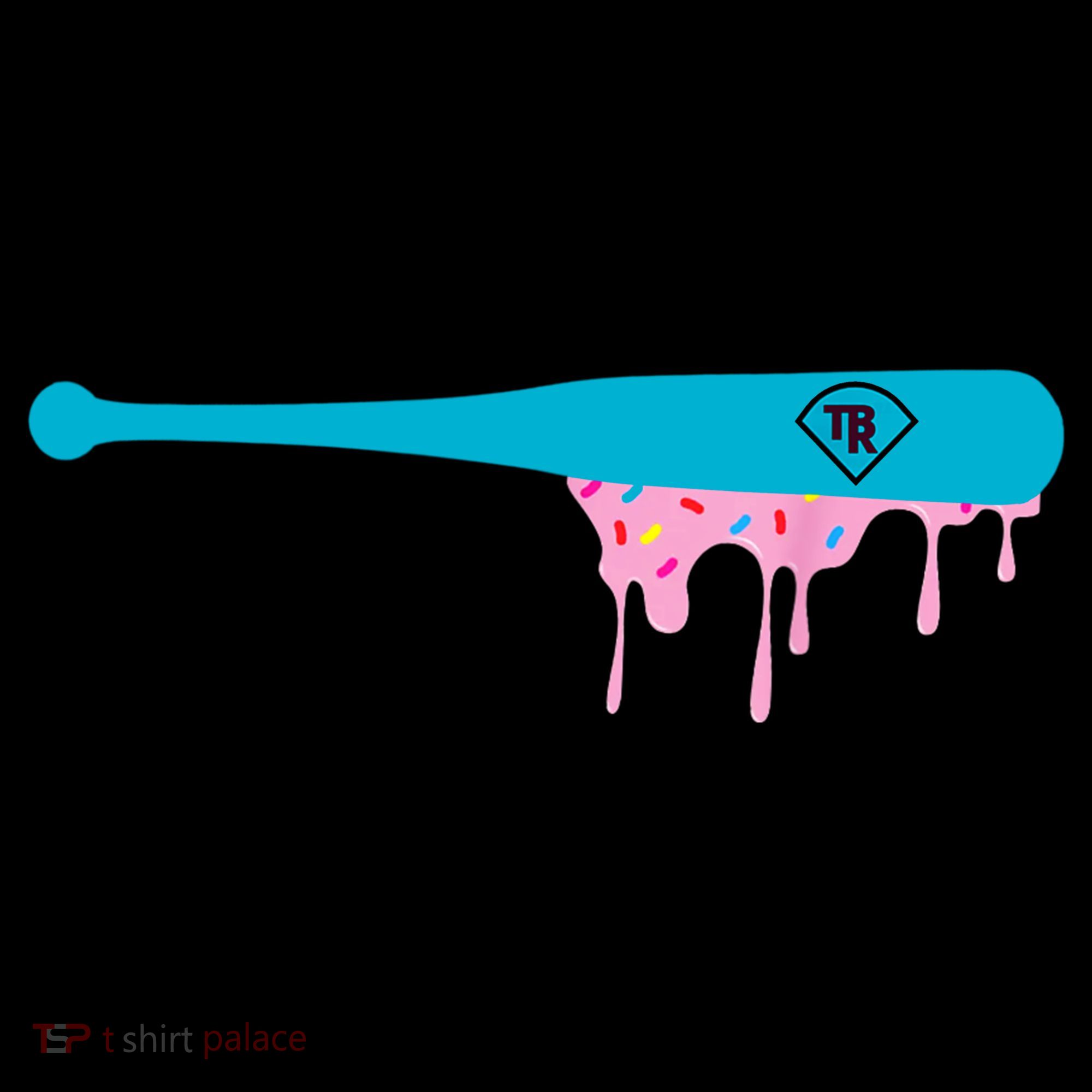 Baseball Bat With Sprinkles Drip Mousepad