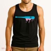 Baseball Bat With Sprinkles Drip Tank Top thumb 3