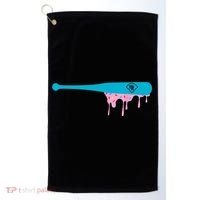 Baseball Bat With Sprinkles Drip Golf Towel thumb 0