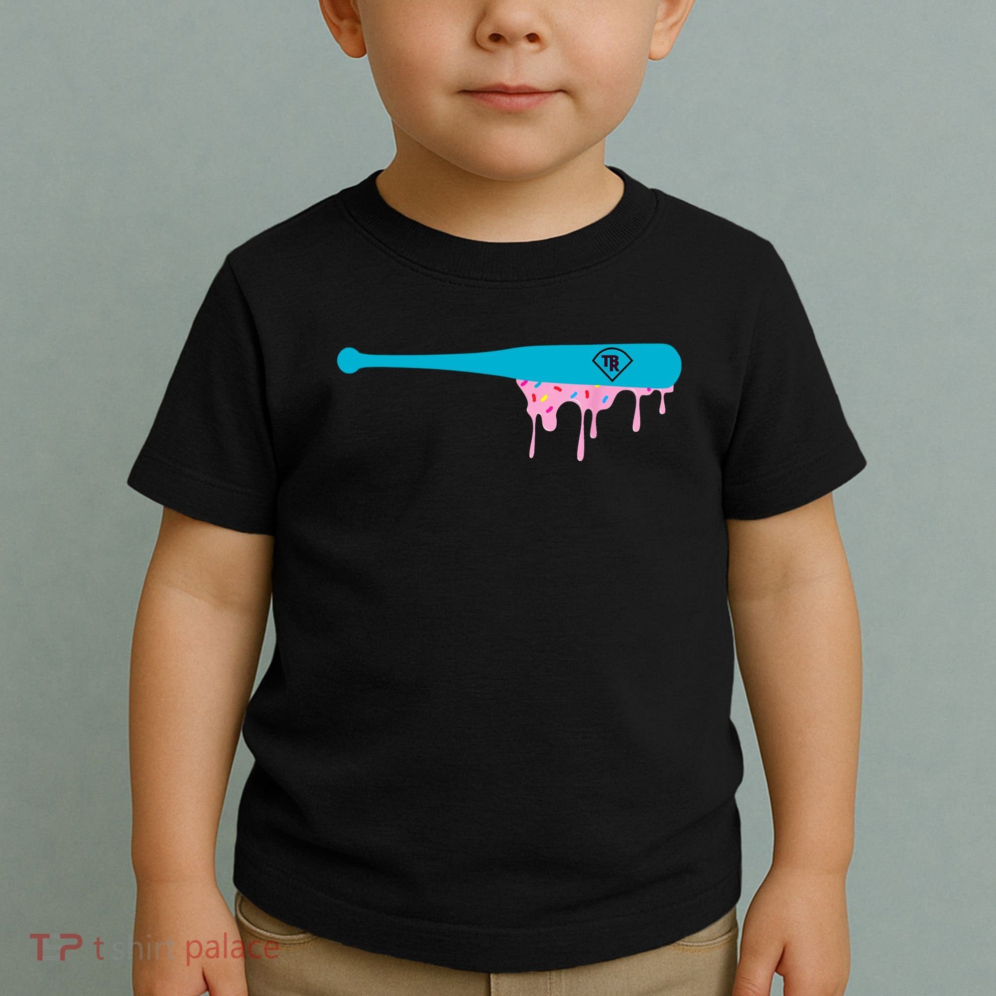 Baseball Bat With Sprinkles Drip Toddler T-Shirt
