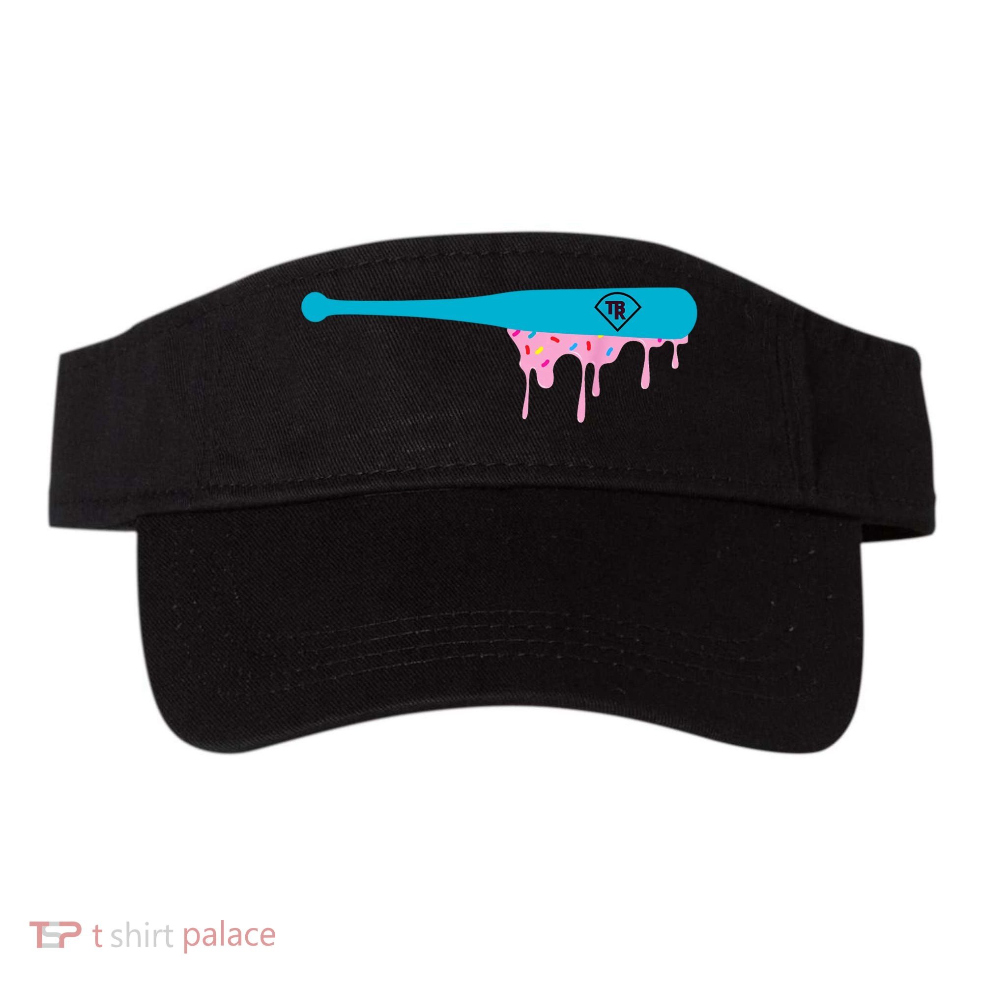 Baseball Bat With Sprinkles Drip Visor